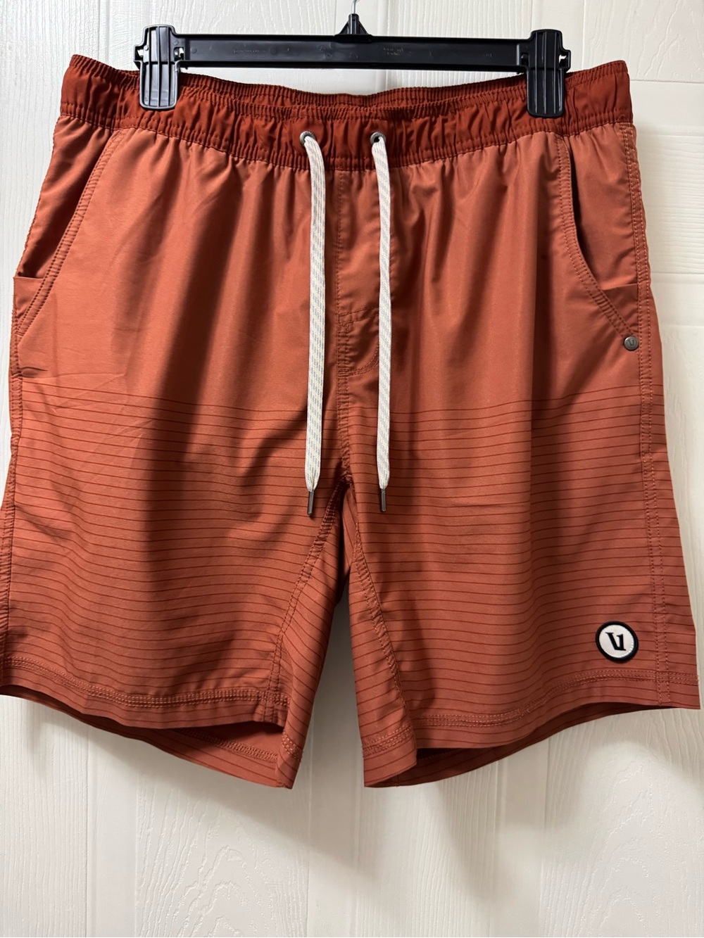 Vuori Men's Rust Orange Cargo Shorts